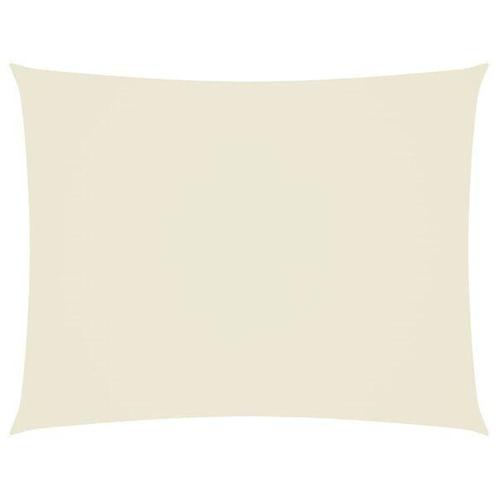 Zonnescherm Rechthoek 4x6 Creme | Retour Deal | -40%, Tuin en Terras, Zonneschermen, 250 cm tot 450 cm, Nieuw, Overige typen, Verzenden