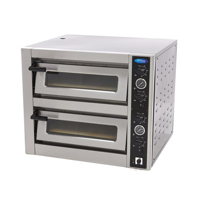 Pizza Oven - 8 Pizzas Ø 30 cm - 2 Kamers, Zakelijke goederen, Horeca | Keukenapparatuur, Nieuw in verpakking, Verzenden