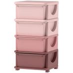 Commode Voor Kinderkamer, 4 Niveaus Speelgoedorganizer, Opbe, Verzenden, Nieuw