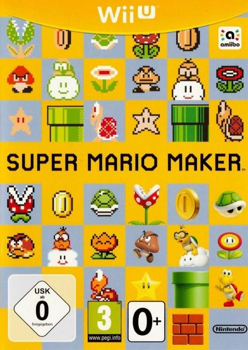 Super Mario Maker (Nintendo Wii U tweedehands game), Consoles de jeu & Jeux vidéo, Jeux | Nintendo Wii U, Enlèvement ou Envoi