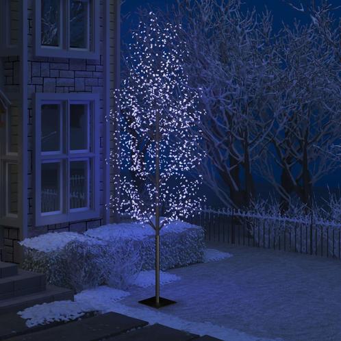 vidaXL Kerstboom 1200 LEDs blauw licht kersenbloesem 400 cm, Diversen, Kerst, Nieuw, Verzenden