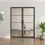 Dubbele stalen taatsdeur - 4 Vlaks - Moderne look, Doe-het-zelf en Bouw, Deuren en Vliegenramen, Minder dan 80 cm, Overige typen