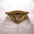 Wandplank beugel - Querubim - Verguld hout - Spaanse school, Antiek en Kunst