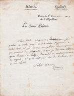 Charles-François Lebrun [Un des 3 Consuls avec Bonaparte] -