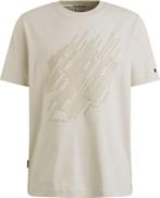 Cast Iron T-shirt Print Ecru maat Maat 52/54 (L) Heren, Kleding | Heren, T-shirts, Maat 52/54 (L), Verzenden, Wit, Nieuw