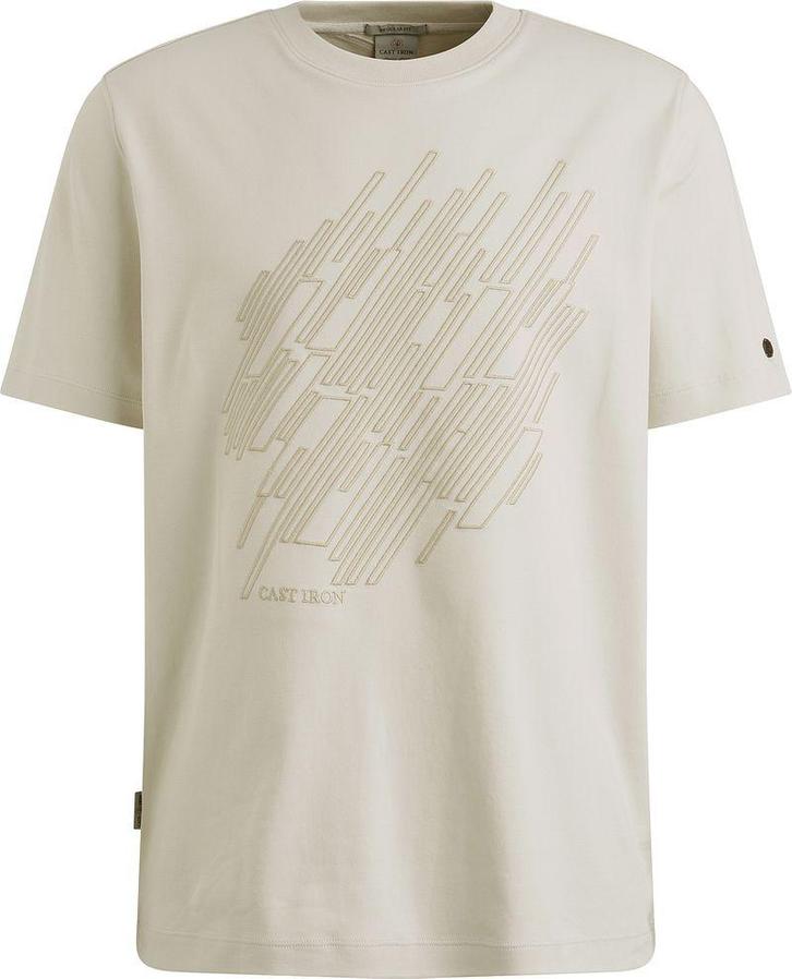 Cast Iron T-shirt Print Ecru maat Maat 52/54 (L) Heren, Kleding | Heren, T-shirts, Wit, Nieuw, Maat 52/54 (L), Verzenden