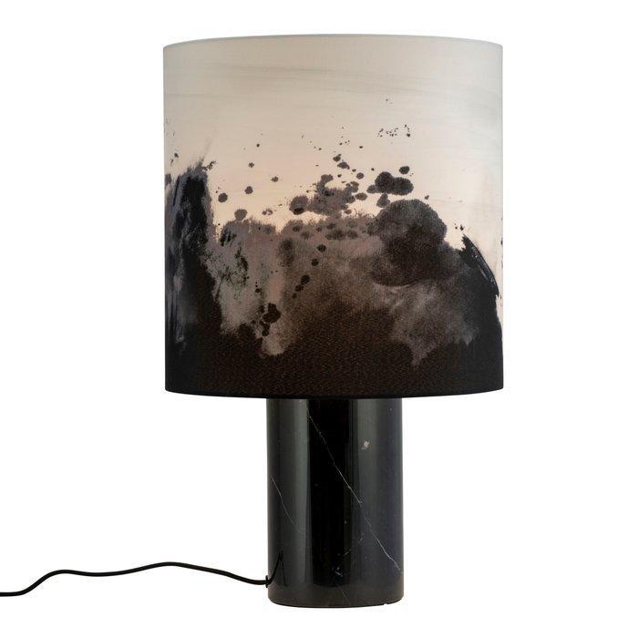 Dyberg Larsen - Tafellamp - marmer - Textiel, Black Marble, Huis en Inrichting, Overige Huis en Inrichting