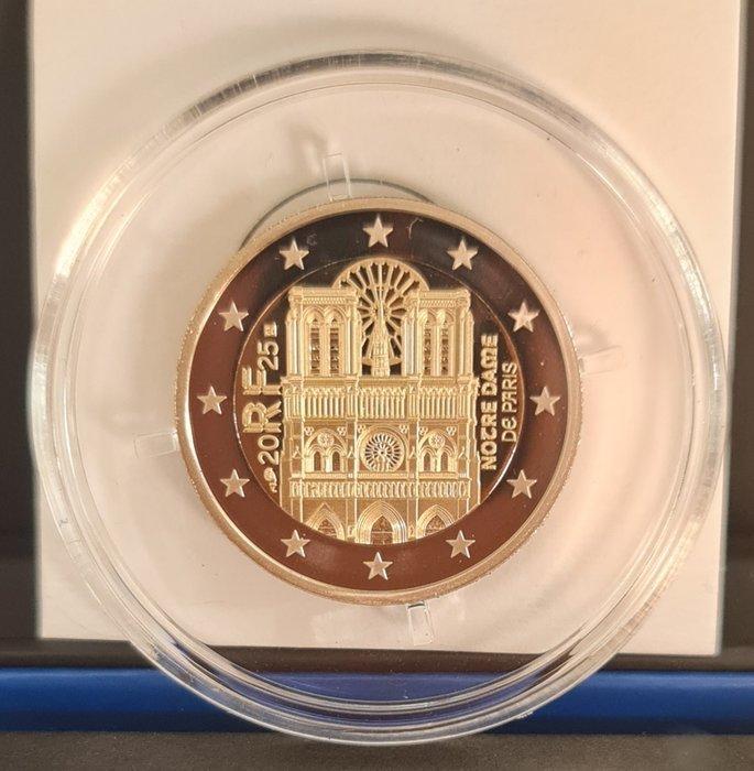 Frankrijk. 2 Euro 2025 Notre Dame de Paris Proof (Zonder, Postzegels en Munten, Munten | Europa | Euromunten