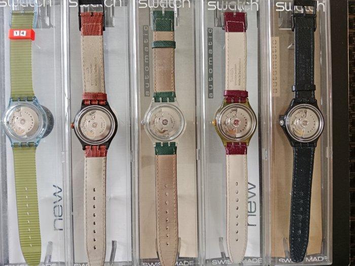 Swatch - 5 X Swatch Automatik erste Serie - Zonder, Handtassen en Accessoires, Horloges | Heren