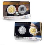 Nederland. 2 Euro 2023 Vermeer (incl. zilver pening), Postzegels en Munten
