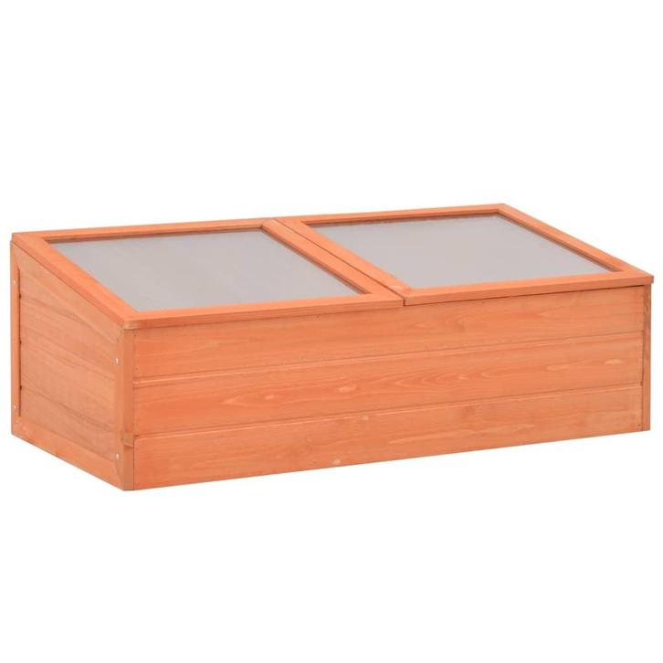 vidaXL Tuinkas 100x50x34 cm hout, Jardin & Terrasse, Serres, Envoi