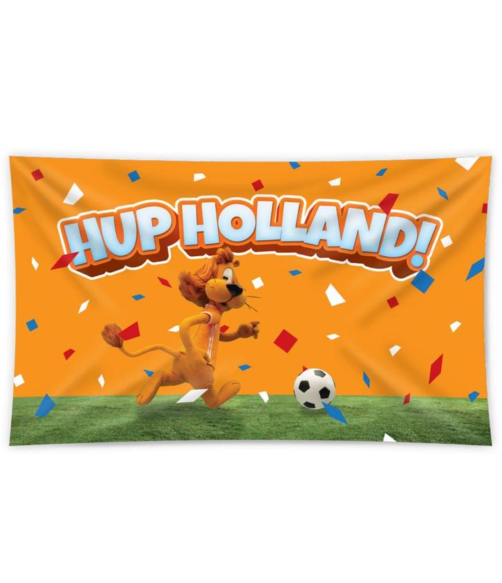 Loeki De Leeuw Gevelvlag Oranje 1.5mm, Hobby en Vrije tijd, Feestartikelen, Nieuw, Verzenden