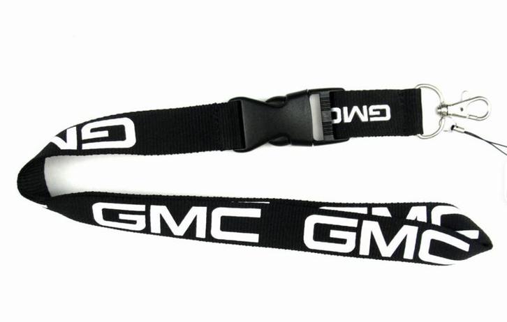 Keycord sleutelhanger GMC Wit, Verzamelen, Sleutelhangers, Nieuw, Ophalen of Verzenden