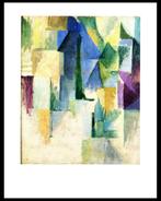 Robert Delaunay - “Fensterbild, 1912”. Offsetlithografie in