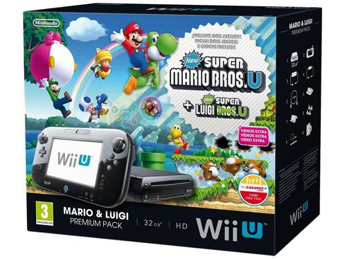 Nintendo Wii U Starter Pack - New Super Mario Bros. U + New, Games en Spelcomputers, Spelcomputers | Nintendo Wii U, Verzenden