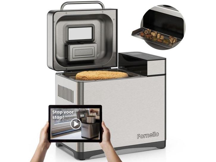 Fornello Supremo - Broodbakmachine - 19 programmas -, Elektronische apparatuur, Broodbakmachines, Zo goed als nieuw, Verzenden