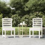 vidaXL Chaises de jardin lot de 2 blanc 50x48x91,5 cm, Verzenden