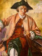 Franse school (XIX) - Gentiluomo francese fuma la pipa