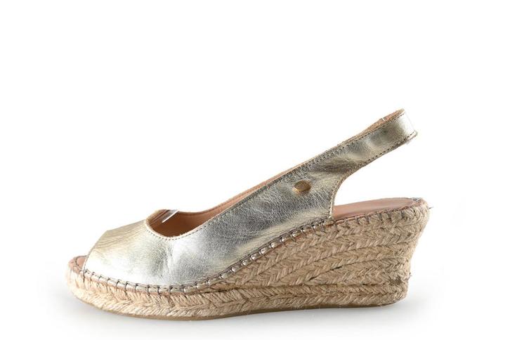 Fred de La Bretoniere Espadrilles in maat 39 Goud | 5%, Kleding | Dames, Schoenen, Overige kleuren, Zo goed als nieuw, Espadrilles