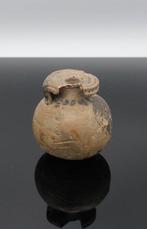 Etruscan céramique à figures noires Aryballos - 6 cm (Sans