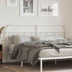 vidaXL Hoofdbord 183 cm metaal wit, Huis en Inrichting, Slaapkamer | Bedden, Verzenden, Nieuw
