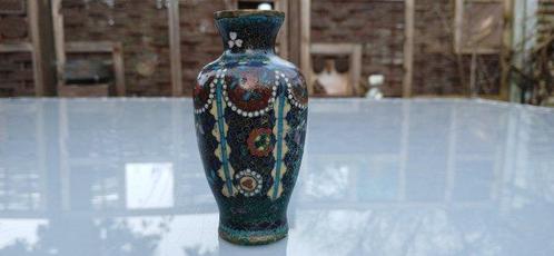 Cloisonné - Vaas  - Emaille, Glas, Steen, cloisonne, Antiek en Kunst, Antiek | Glaswerk en Kristal