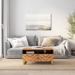 vidaXL Salontafel 80x54x40 cm massief mangohout bruin en, Huis en Inrichting, Tafels | Salontafels, Verzenden, Nieuw