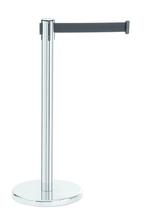 Barrière standaard 1800 RVS | Trekband 1,8m zwart |, Articles professionnels, Verzenden