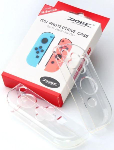 Dobe Joy-Con TPU Protive Case-Transparant (NSW) NIEUW, Computers en Software, Netwerk switches, Ophalen of Verzenden