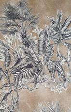 300×280 cm! Exclusieve Boheemse stof Toile de Jouy met, Antiek en Kunst