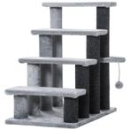 Hondentrap - Luxe Huisdier - 4-traps Krabpaal - Grijs, Ophalen of Verzenden, Nieuw