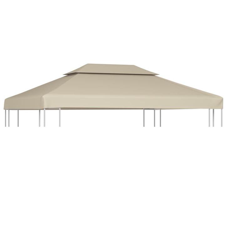 Prieel Doek Beige 3x4m | Tweede Kansje | Weerbestendig!, Tuin en Terras, Partytenten, 4 tot 6 meter, Minder dan 5 meter, Nieuw