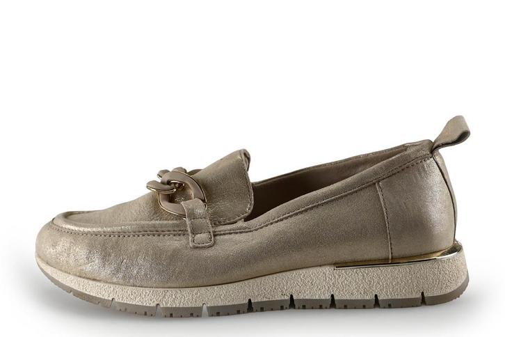 Tamaris Instappers in maat 38 Goud | 5% korting, Kleding | Dames, Schoenen, Overige kleuren, Zo goed als nieuw, Instappers, Verzenden