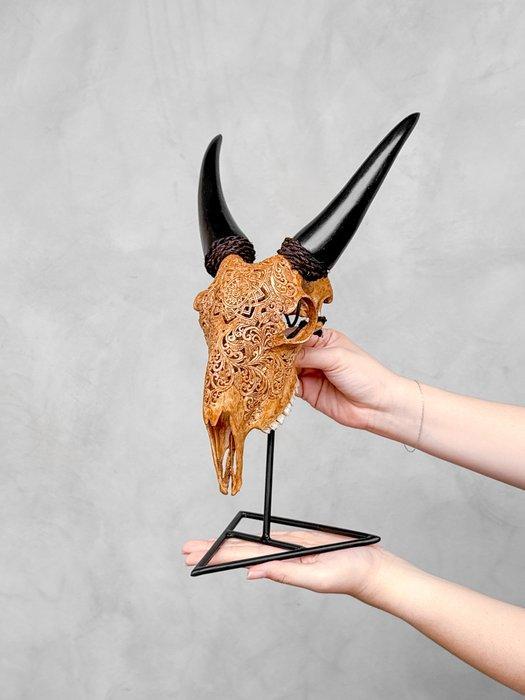 GEEN minimale prijs - Authentieke bruine handgesneden, Antiek en Kunst, Curiosa en Brocante