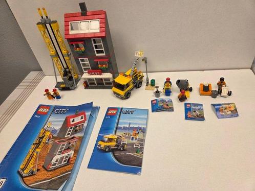 Lego Set - Ville - LEGO City 7633 Kraan en Bouwplaats + 3179, Kinderen en Baby's, Speelgoed | Duplo en Lego