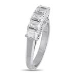 Ring Platina, Platina 1,01ct diamanten ring - 1.01ct. tw., Handtassen en Accessoires, Ringen, Nieuw