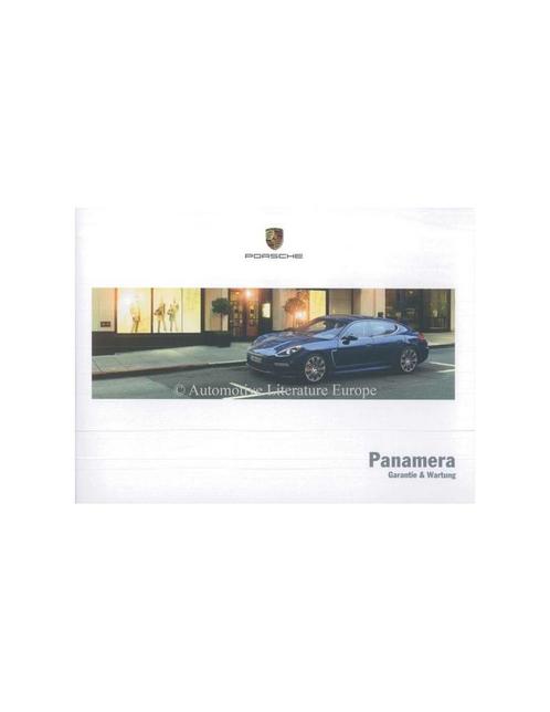 2016 PORSCHE PANAMERA GARANTIE & ONDERHOUD DUITS, Auto diversen, Handleidingen en Instructieboekjes