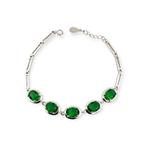 Sans prix de réserve - Bracelet Argent - Style tennis