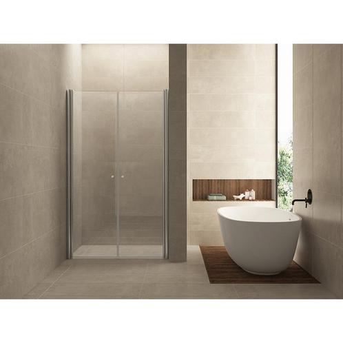 Wiesbaden Douchedeur | 2 Pendeldeuren | 100x200cm | 6mm NANO, Doe-het-zelf en Bouw, Sanitair, Douche, Nieuw, Chroom, Ophalen of Verzenden