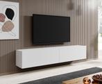 Meubella | TV-Meubel mat wit 180 cm zwevend, Maison & Meubles, Armoires | Mobilier de télévision, Verzenden