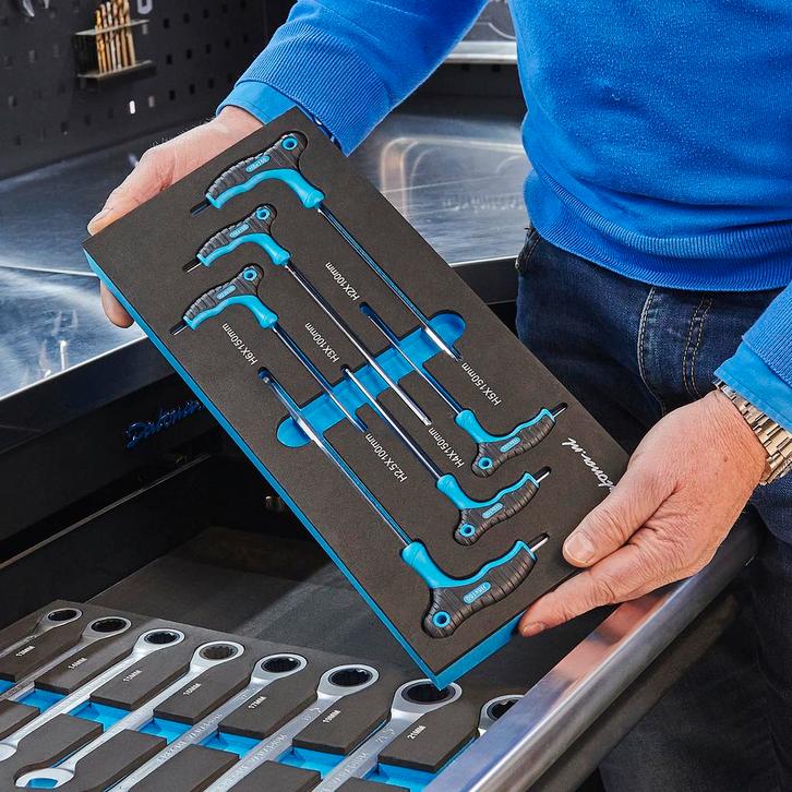 Datona 6-delige inbussleutelset met T-greep in Pro, Bricolage & Construction, Outillage | Outillage à main, Enlèvement ou Envoi