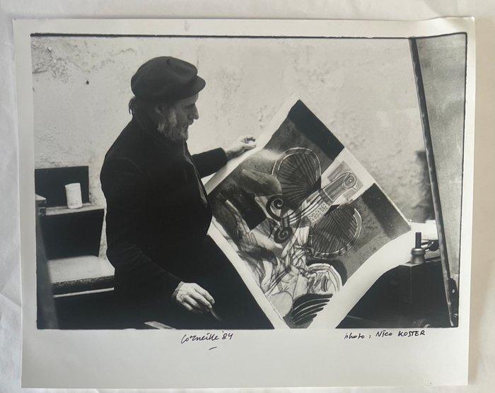 Nico Koster (1940) - Le peintre Cobra Guillaume Corneille, Antiquités & Art, Art | Objets design