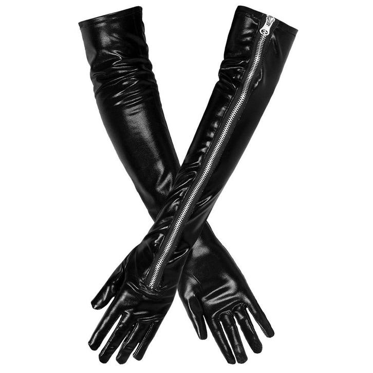 Handschoenen Lederlook Kinky, Hobby en Vrije tijd, Feestartikelen, Nieuw, Verzenden