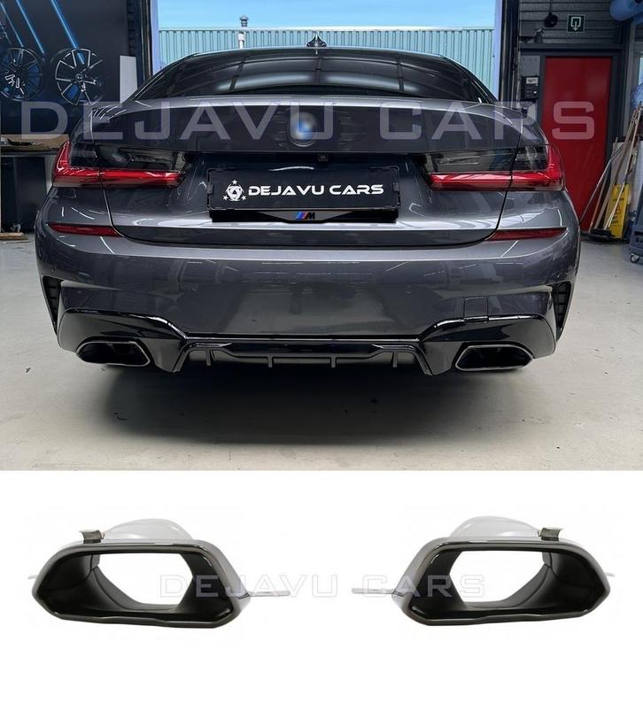 Sport 340 Look Uitlaat sierstuk voor BMW 3 serie G20 / G21, Auto diversen, Tuning en Styling, Ophalen of Verzenden