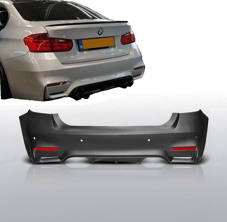 Achterbumper | M3 - Look | BMW 3-serie sedan F30 2012- | ABS, Auto-onderdelen, Carrosserie, Nieuw, BMW, Verzenden