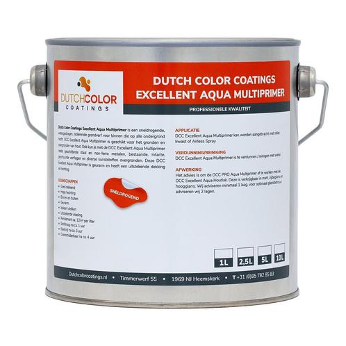 DCC Excellent Aqua Multiprimer Wit 10L, Doe-het-zelf en Bouw, Verf, Beits en Lak, Wit, Nieuw, Verzenden