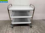 Chariot de service Saro en acier inoxydable 86 cm, Verzenden