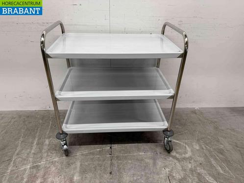 Chariot de service Saro en acier inoxydable 86 cm, Zakelijke goederen, Horeca | Overige, Verzenden