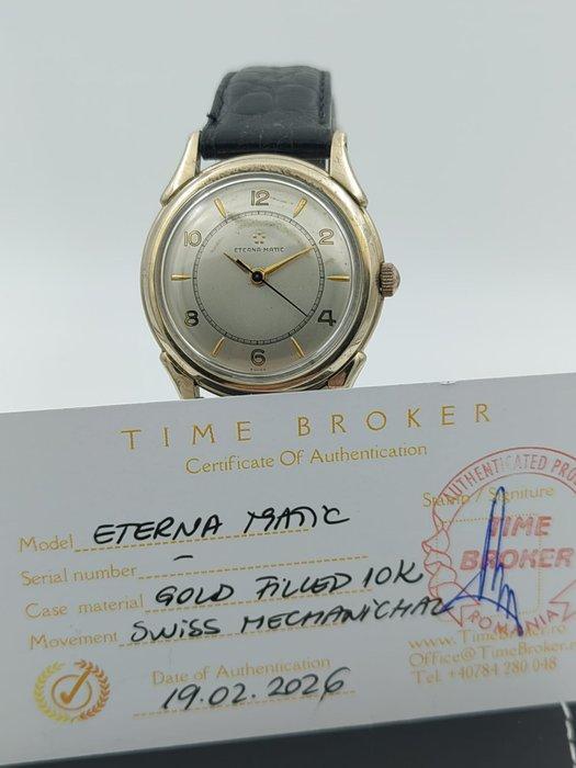 Eterna - Eterna-Matic - 10 kt. Gold Filled - Zonder, Handtassen en Accessoires, Horloges | Heren