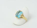 Ring - 18 karaat Geel goud Topaas - Anello con Topazio, Handtassen en Accessoires, Ringen, Nieuw